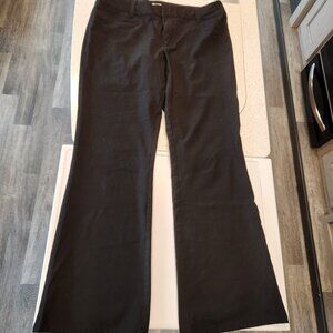 Old Navy, black stretchy flare pants, size 12